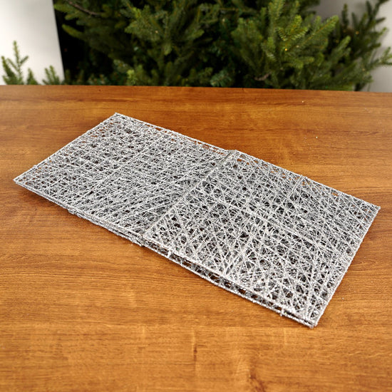 8x8x8Inch Silver Mesh Box - Christmas Place