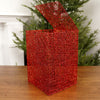 12x8x8Inch Red Mesh Box - Christmas Place