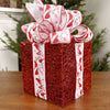 8x8x8Inch Red Mesh Box - Christmas Place