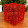 8x8x8Inch Red Mesh Box - Christmas Place