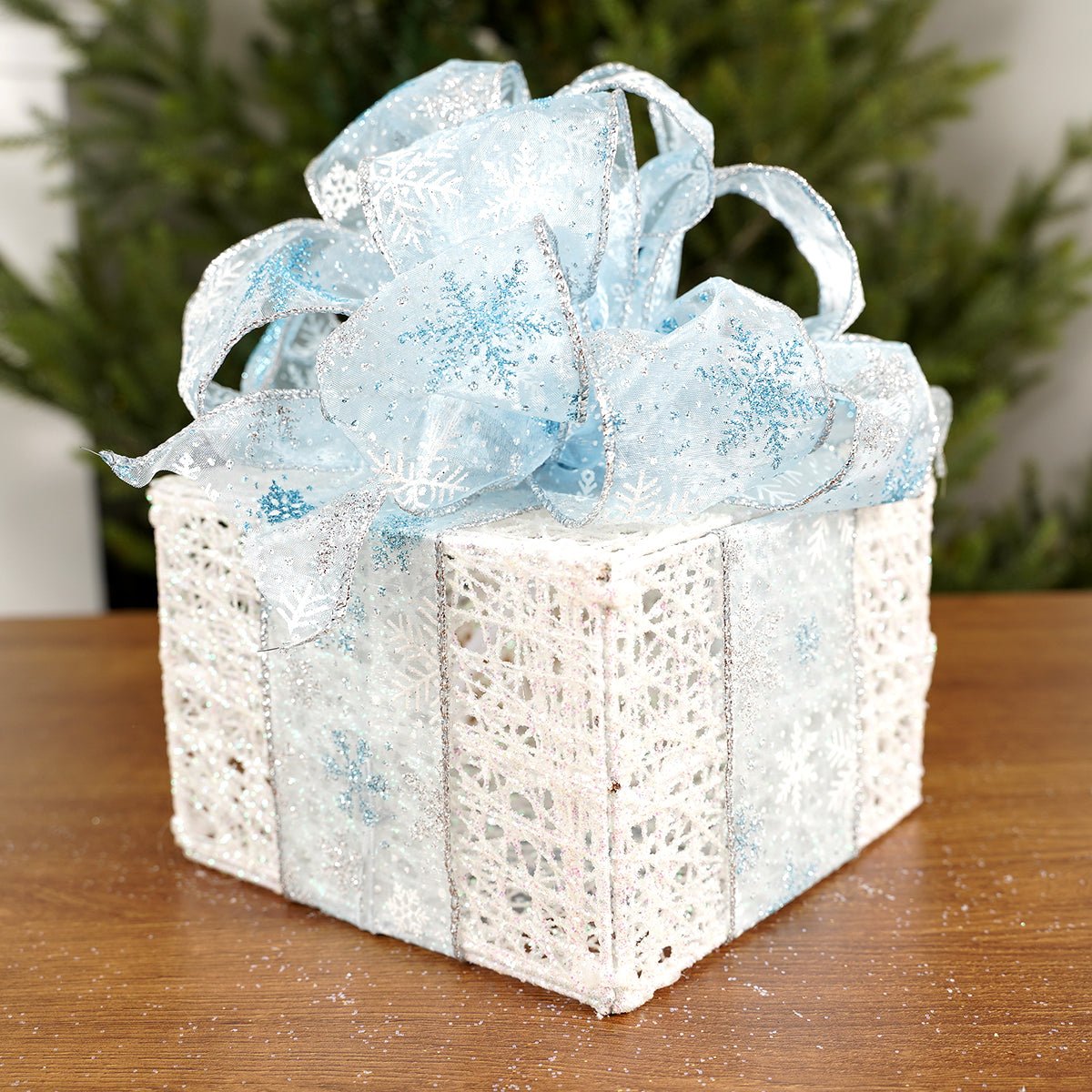 4x6x6Inch White Mesh Box - Christmas Place