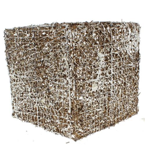White Natural Wire Mesh Box