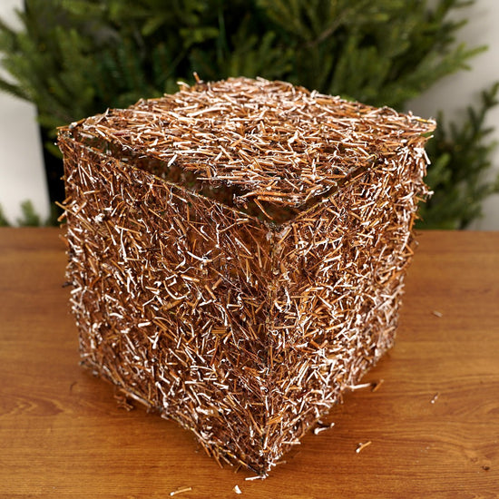 White Natural Wire Mesh Box - Christmas Place