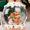 Lighted Gingerbread Spinning Water Globe