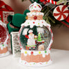 Lighted Gingerbread Spinning Water Globe