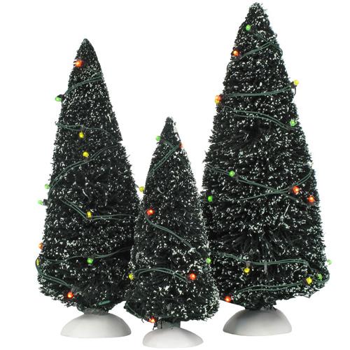 Village Twinkling Light Trees