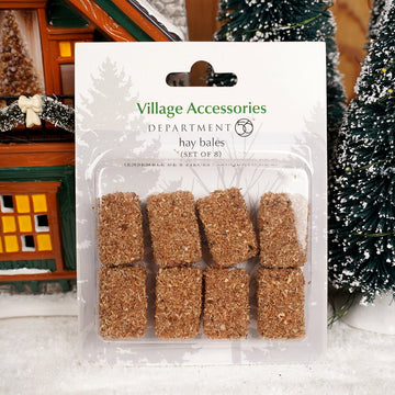 Hay Bales x8 - Christmas Place