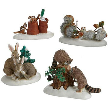 Friendly Neighbors Set Of4 - Christmas Place