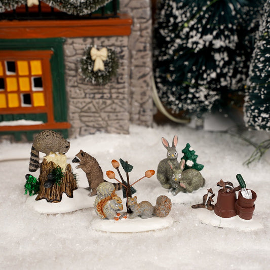 Friendly Neighbors Set Of4 - Christmas Place