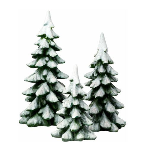 Winter Pine Set of 3 - Christmas Place