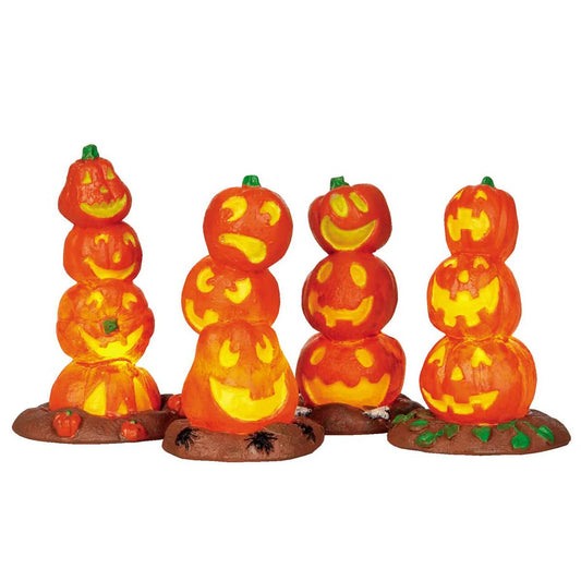 Light Up Pumpkin Stacks