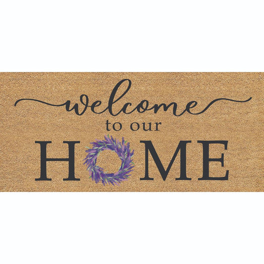 Welcome To Our Home Flocked Switch Mat