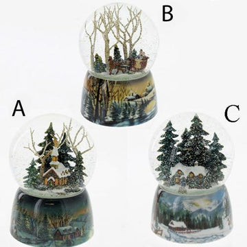 Winter Scene Water Globe /3