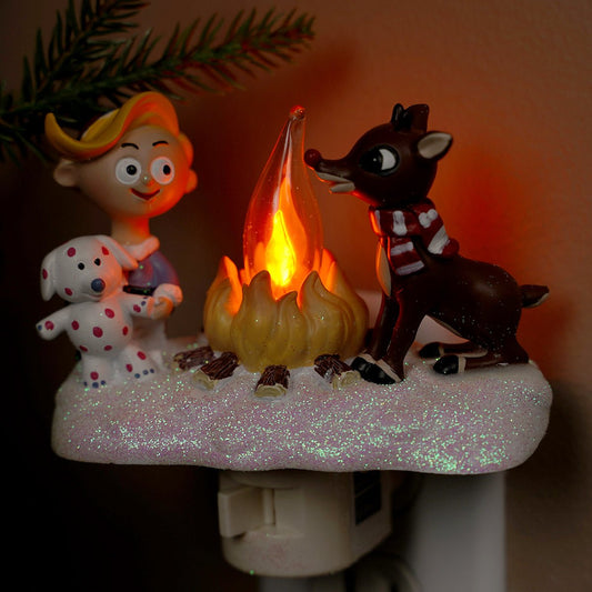 Rudolph Flicker Night Light - Christmas Place
