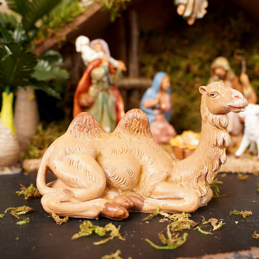 5 inch Scale Seated Camel - Christmas Place
