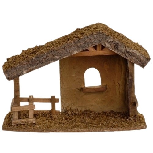 5 inch Scale Holy Family Stable
