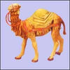 5 inch Scale Camel with Saddle Blanket - Christmas Place