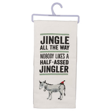 Jingle All The Way Dish Towel