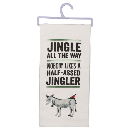 Jingle All The Way Dish Towel