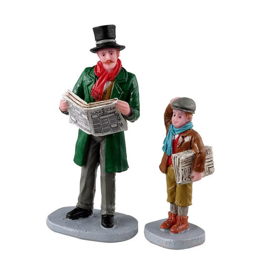 Merry Newsboy Set Of 2