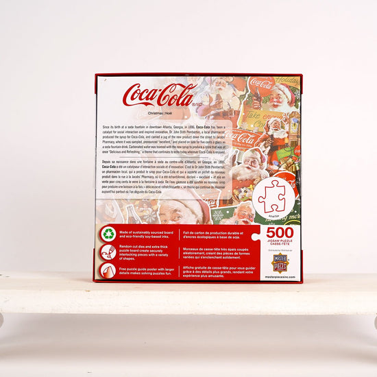 Coca Cola Holiday 500 Piece Puzzle - Christmas Place