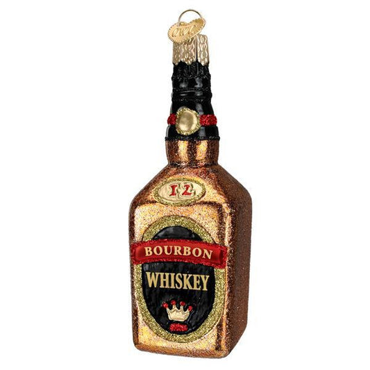 Bourbon Whiskey Bottle Ornament