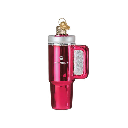 Pink Kringle Cup Ornament