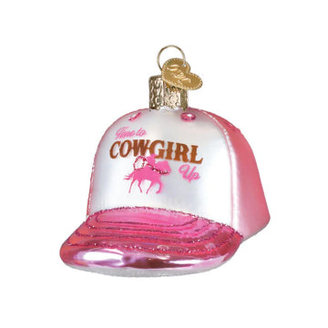 Cowgirl Trucker Hat Ornament