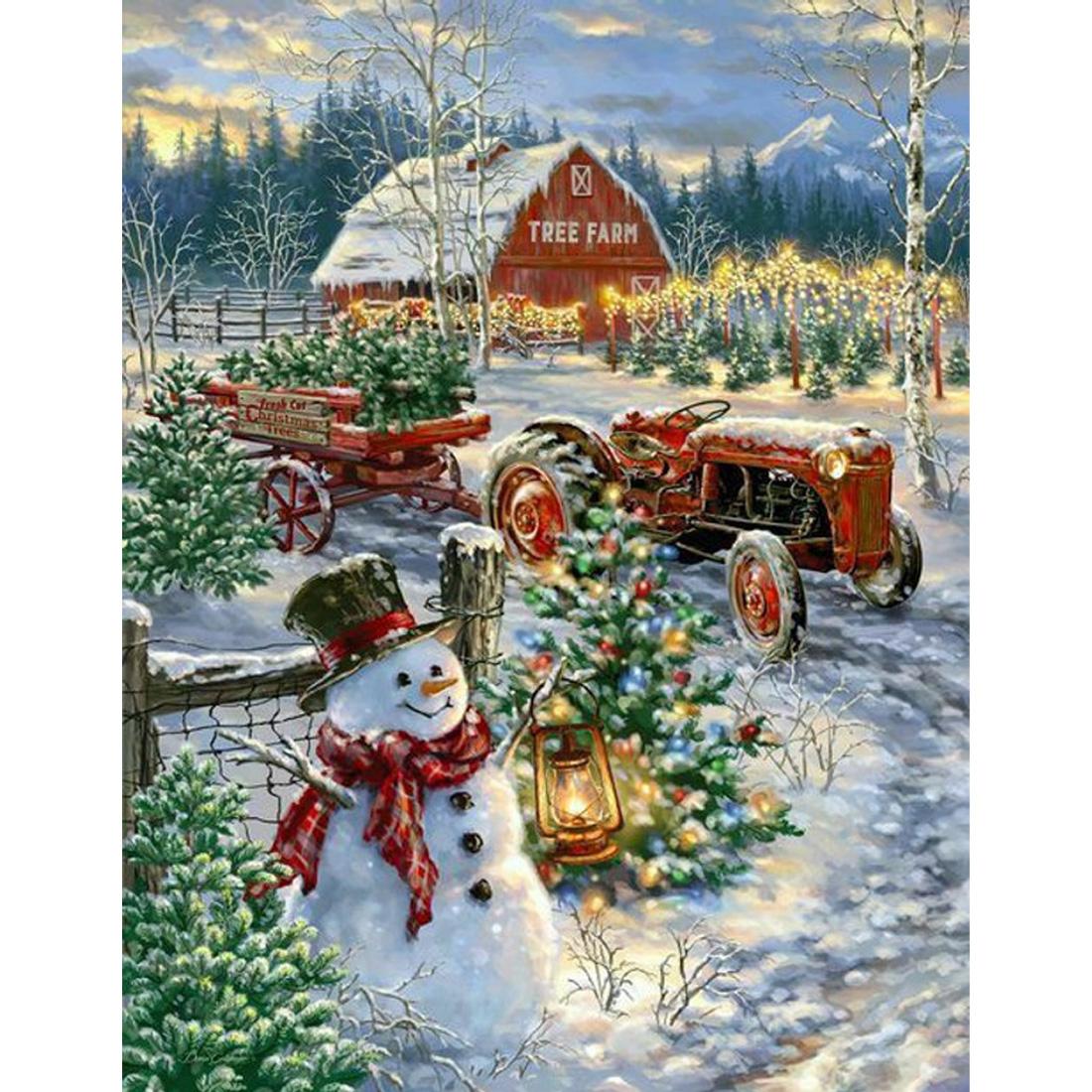 Christmas Tree Farm 500 Piece Puzzle - Christmas Place