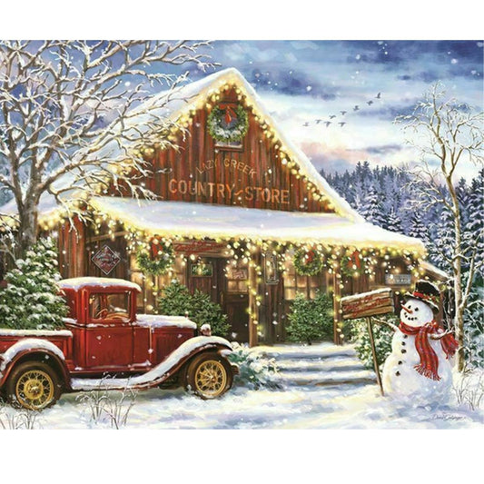 Lazy Creek Country Store 1000 Piece Puzzle - Christmas Place