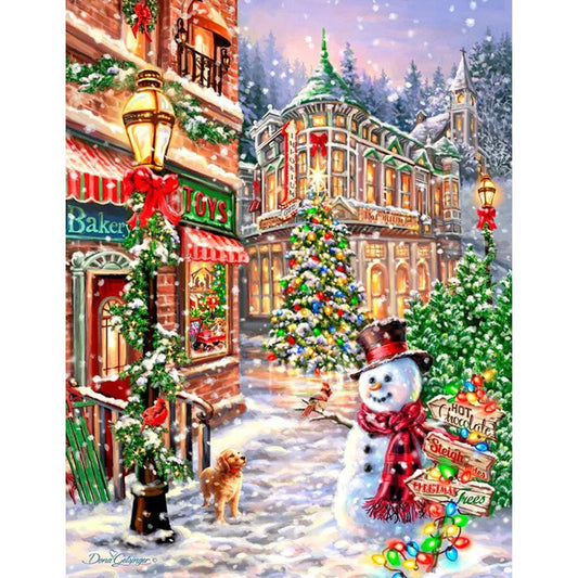 Merry Main Street 1000 Piece Puzzle