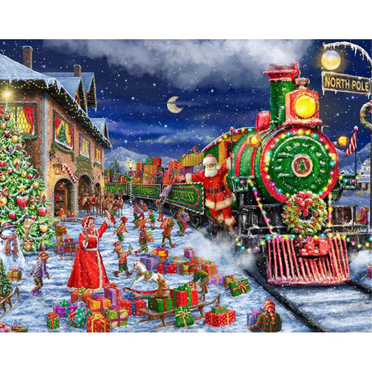 Santa Express 1000 Piece Puzzle - Christmas Place