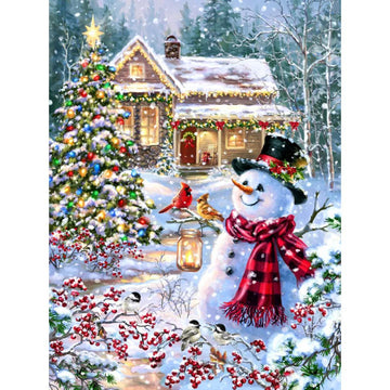 Cottage In The Snow 1000 Piece Puzzle - Christmas Place