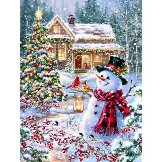 Cottage In The Snow 1000 Piece Puzzle - Christmas Place
