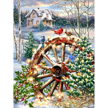 Country Christmas 1000 Piece Puzzle