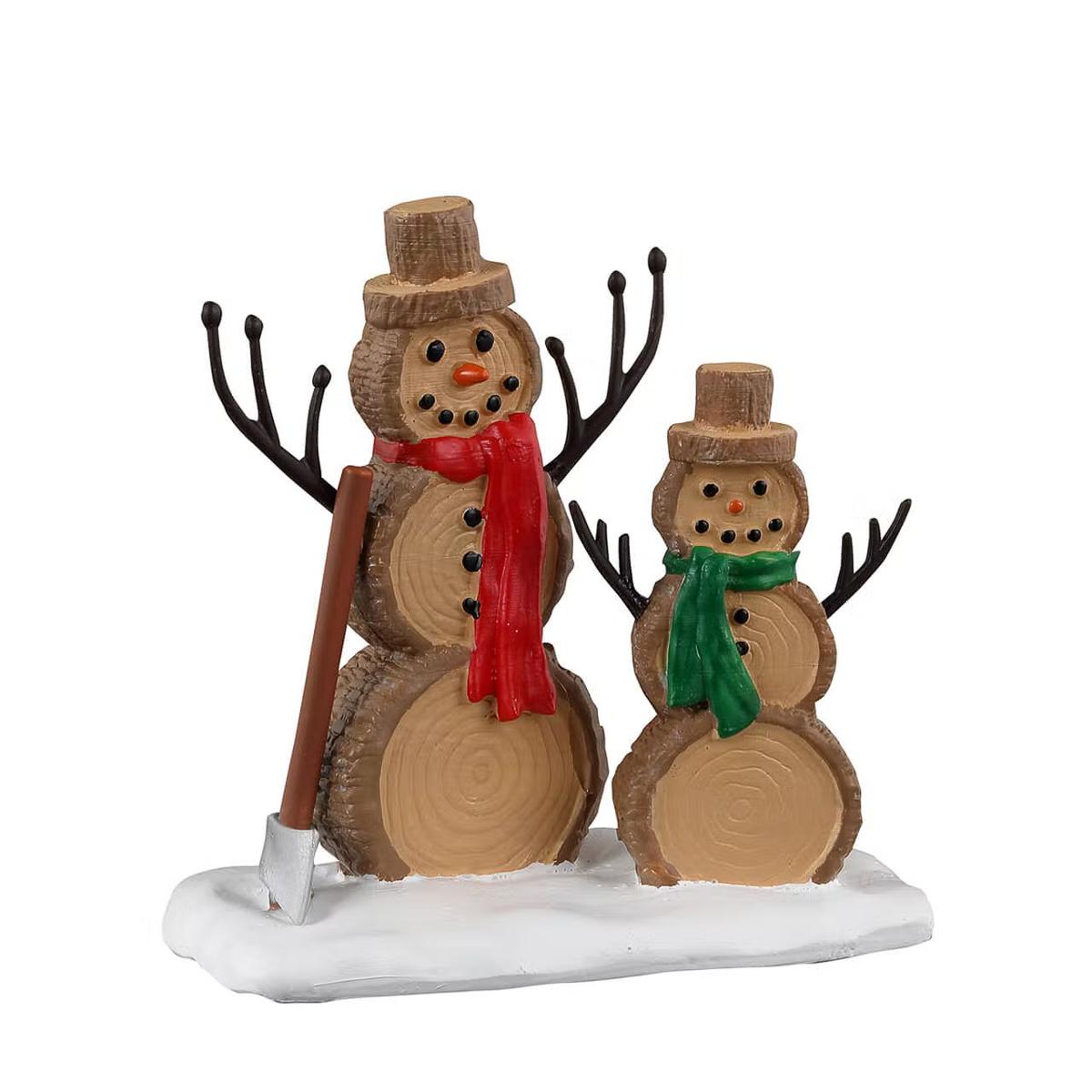Log Snowmen – Christmas Place