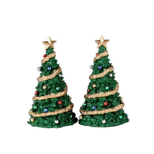 Classic Christmas Tree Set Of 2
