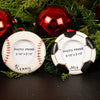 3.5IN SOCCER BASEBALL PHOTO FRAME ORN/2