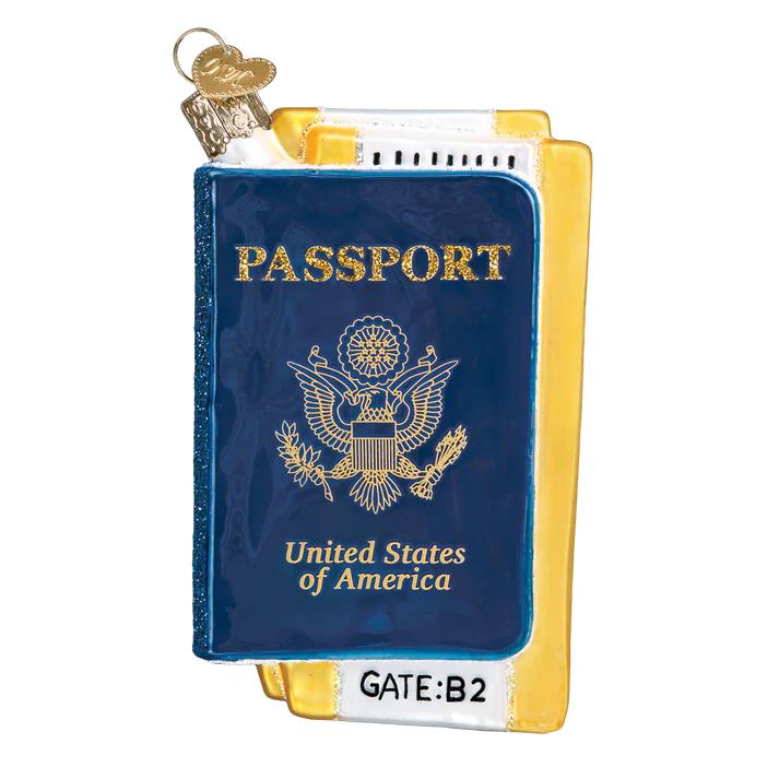 United States Passport Ornament - Christmas Place