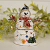 Snowman With Birds Trinket Box - Christmas Place