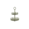 Christmas Decor Iron House Tree Bilevel Displayer - Christmas Place