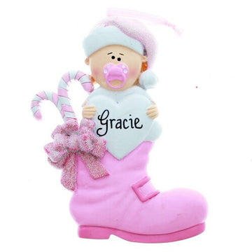 Pink Baby Boot