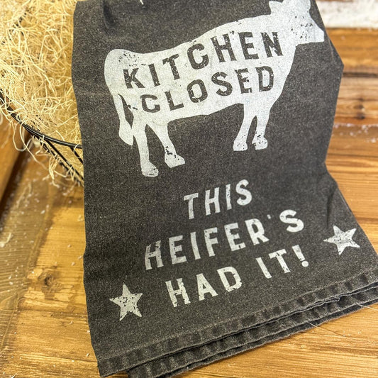 Heifer Has Had It Dish Towel