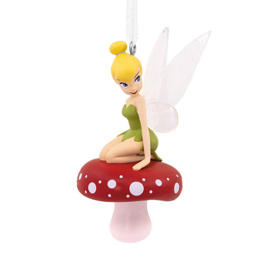 Tinkerbell On Mushroom Hallmark Ornament