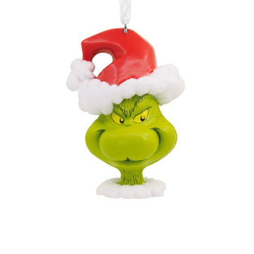 Santa Hat Grinch Hallmark Ornament