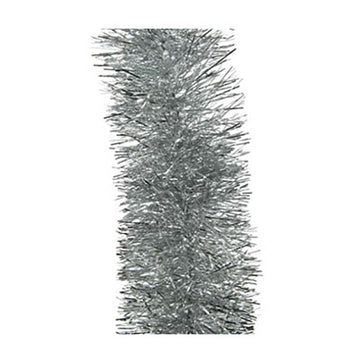 9ft Silver Tinsel Garland - Christmas Place