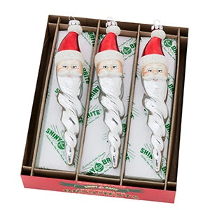 HS Santa Icicles Set Of 3