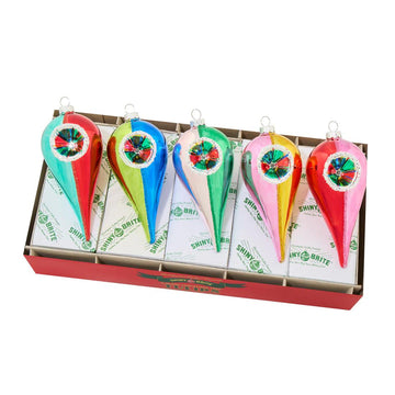 Cc Reflector Tulips Ornament Set of 5