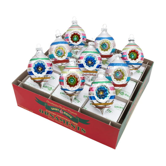CC Reflector Tulip Ornaments 9 count - Christmas Place