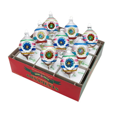 CC Reflector Tulip Ornaments 9 count - Christmas Place